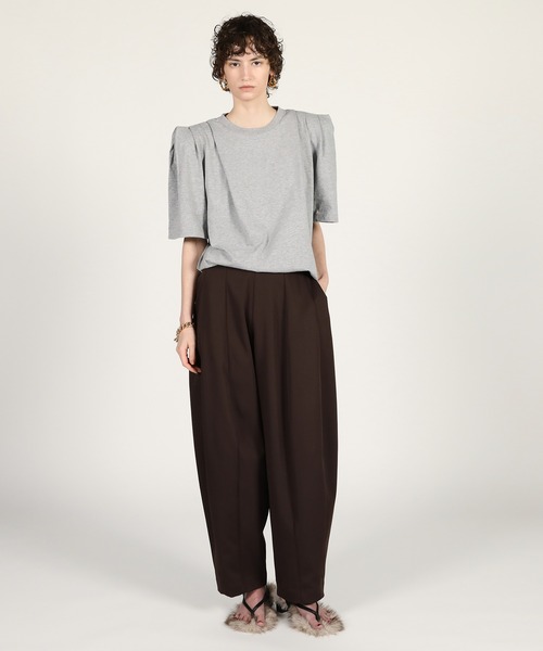 PRANK PROJECT(プランクプロジェクト)の「【2026Summer Pre-Order】パネルコクーンパンツ / Panel Cocoon Pants(その他パンツ・レディース・ホワイト/ブラウン/ブラック・36/38)」の4枚目の写真