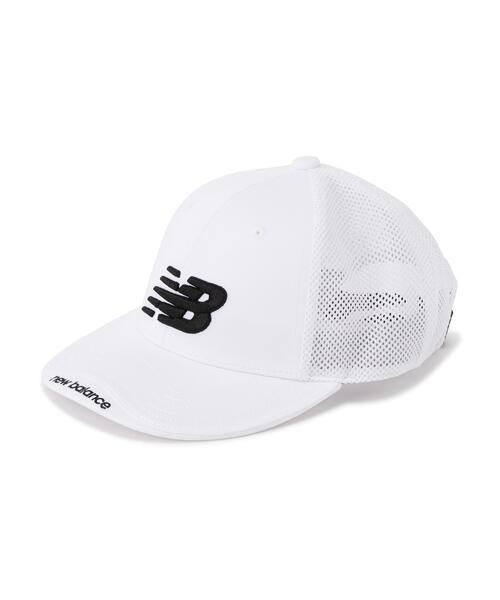New Balance Golf(ニューバランスゴルフ)の「【new balance golf】SEMI-CURVED BRIM CAP(キャップ・メンズ・ブラック/グレー/ホワイト/イエロー・FREE)」の2枚目の写真