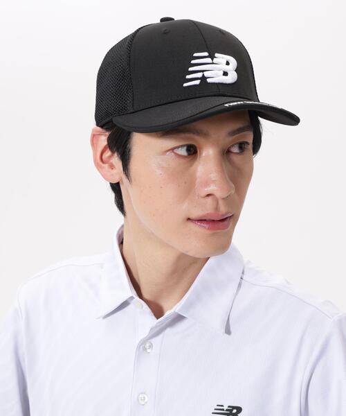 New Balance Golf(ニューバランスゴルフ)の「【new balance golf】SEMI-CURVED BRIM CAP(キャップ・メンズ・ブラック/グレー/ホワイト/イエロー・FREE)」の1枚目の写真
