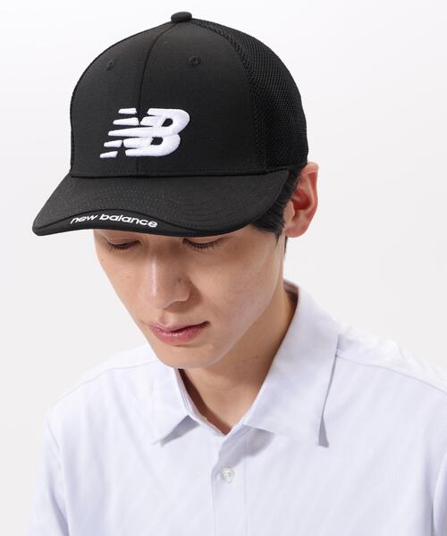 New Balance Golf(ニューバランスゴルフ)の「【new balance golf】SEMI-CURVED BRIM CAP(キャップ・メンズ・ブラック/グレー/ホワイト/イエロー・FREE)」の12枚目の写真