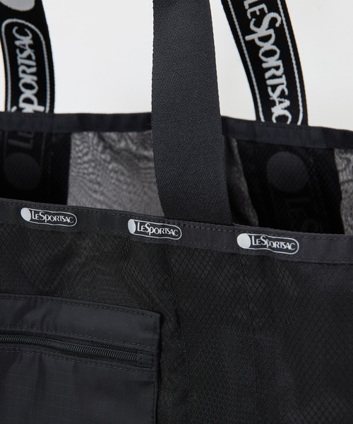 martinique(マルティニーク)の「《別注》【LeSportsac/レスポートサック】1043 E/W REVERSIBLE PKT TOTE(Mesh)(トートバッグ・レディース・ブラック・FREE)」の7枚目の写真