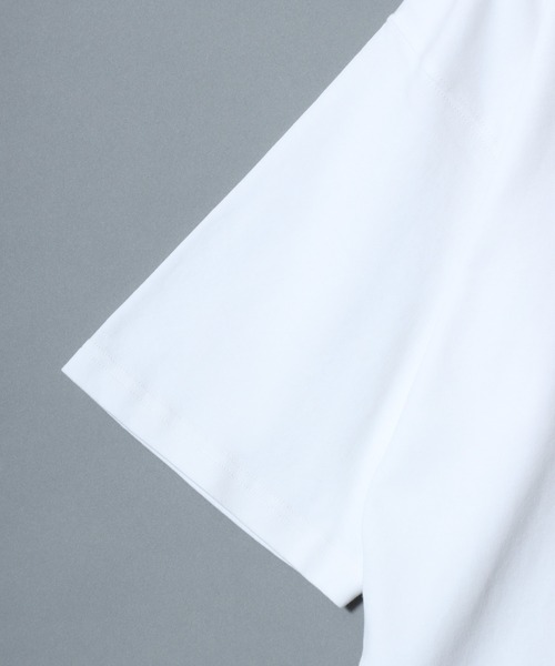ANPAS（アンパス）の「Short-Sleeve Crewneck Sweatshirt / コットン 5分袖スウェット 無地 ユニセックス メンズ レディース トレーナー Tシャツ 綿100％ シンプル（Tシャツ/カットソー・メンズ・ブラック/ダークブルー/マスタード/オレンジ/グリーン/ボルドー/ライトグレー/ホワイト/ブルー/サックスブルー・LL/L/M）」の13枚目の写真