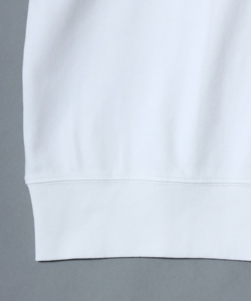 ANPAS（アンパス）の「Short-Sleeve Crewneck Sweatshirt / コットン 5分袖スウェット 無地 ユニセックス メンズ レディース トレーナー Tシャツ 綿100％ シンプル（Tシャツ/カットソー・メンズ・ブラック/ダークブルー/マスタード/オレンジ/グリーン/ボルドー/ライトグレー/ホワイト/ブルー/サックスブルー・LL/L/M）」の14枚目の写真