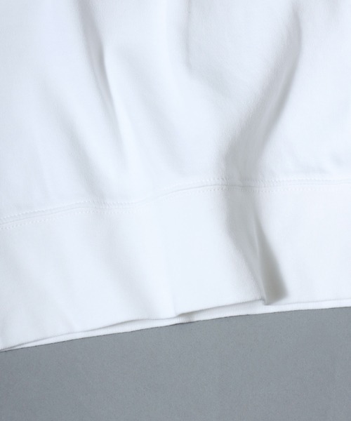ANPAS（アンパス）の「Short-Sleeve Crewneck Sweatshirt / コットン 5分袖スウェット 無地 ユニセックス メンズ レディース トレーナー Tシャツ 綿100％ シンプル（Tシャツ/カットソー・メンズ・ブラック/ダークブルー/マスタード/オレンジ/グリーン/ボルドー/ライトグレー/ホワイト/ブルー/サックスブルー・LL/L/M）」の15枚目の写真