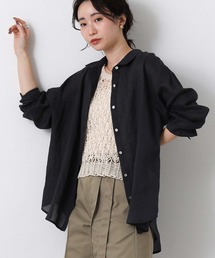 ラミー後スリットシャツ