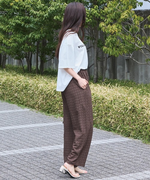 LAVEANGE(ラビアンジェ)の「楊柳カットソーイージーパンツ(その他パンツ・レディース・ブラック/ピンク/ブラウン・M/LL/3L/4L/5L)」の14枚目の写真