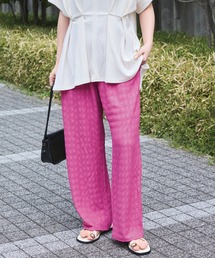 LAVEANGE（ラビアンジェ）の「楊柳カットソーイージーパンツ（その他パンツ）」