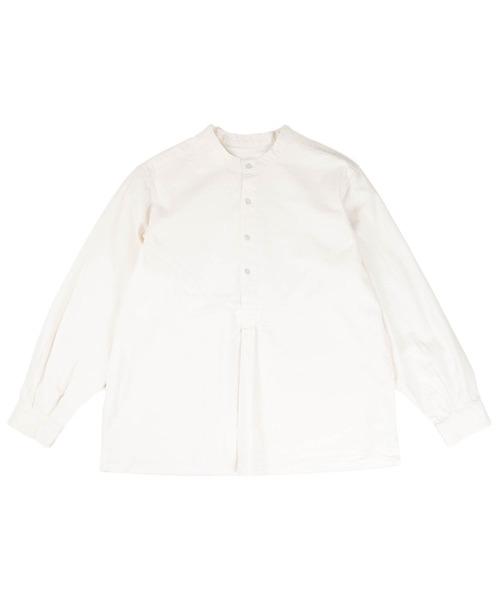 INNOCENT（イノセント）の「【YM002】ブルガリアタイプ 50's グランパシャツ L/S オフホワイト（シャツ/ブラウス・メンズ・オフホワイト・3/1/2）」の2枚目の写真