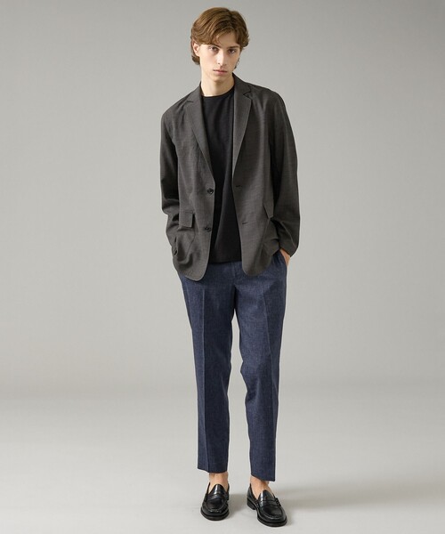 ABAHOUSE(アバハウス)の「カレンダー加工 リネンライク サマージャケット/ 軽量 ストレッチ(テーラードジャケット・メンズ・チャコールグレー/ダークブラウン/ベージュ系その他・46/50/48)」の20枚目の写真