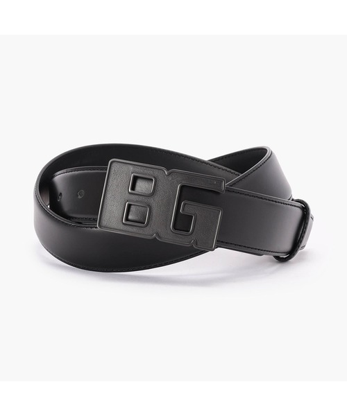BRIEFING（ブリーフィング）の「【BRIEFING GOLF／ブリーフィングゴルフ】BG BUCKLE LEATHER BELT（ベルト・メンズ・ホワイト/ブラック・FREE）」の2枚目の写真