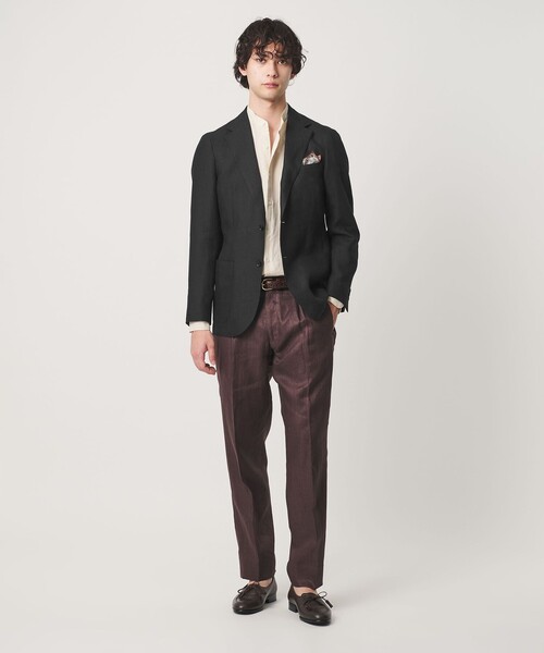 UNITED ARROWS(ユナイテッドアローズ)の「LIBECO シングル 2ボタン テーラード ジャケット(テーラードジャケット・メンズ・モカ/ネイビー/ダークオレンジ/ブラック・50/46/48/44)」の10枚目の写真