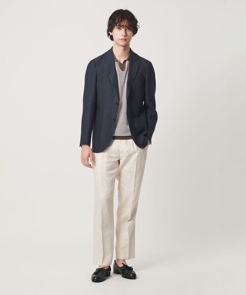 UNITED ARROWS(ユナイテッドアローズ)の「LIBECO シングル 2ボタン テーラード ジャケット(テーラードジャケット・メンズ・モカ/ネイビー/ダークオレンジ/ブラック・50/46/48/44)」の12枚目の写真