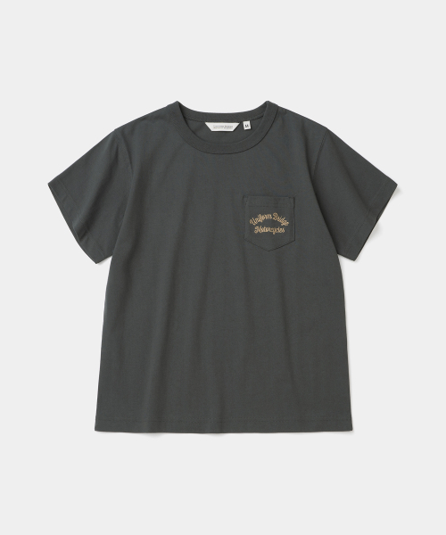 UNIFORM BRIDGE(ユニフォームブリッジ)の「motorcycle s/s t-shirt(womens) charcoal(Tシャツ/カットソー・レディース・その他・SMALL/MEDIUM)」の1枚目の写真