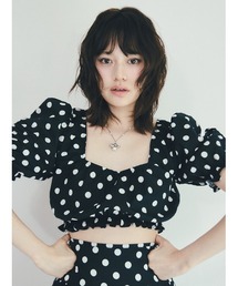 SOOR PLOOM 花柄パフスリーブTシャツ 2Y トップス べべモール公式】Tシャツ 花柄 | BEBE MALL OFFICIAL ONLINE STORE