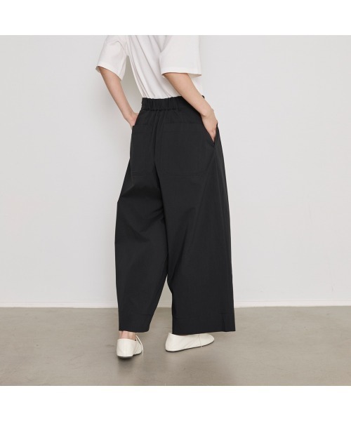 COMMON+HAUS(コモンハウス)の「綿混クロップドタックワイドパンツ(その他パンツ・レディース・グレー/セージグリーン/ブラック・S/M/L)」の19枚目の写真