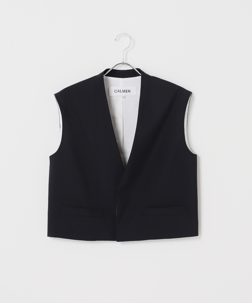 CALMER(カルメール)の「Vest / ベスト(その他アウター・レディース・ネイビー・FREE)」の6枚目の写真