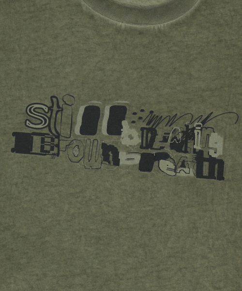 BROWNBREATH(ブラウンブレス)の「STILL BREATHING TEE - KHAKI(Tシャツ/カットソー・レディース・その他・SMALL/MEDIUM/LARGE/X-LARGE)」の4枚目の写真