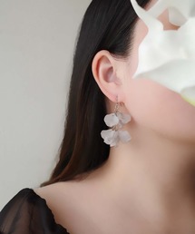 jolie minette/2連 ボリューム 主役 シルバーピアス/アレルギー対応