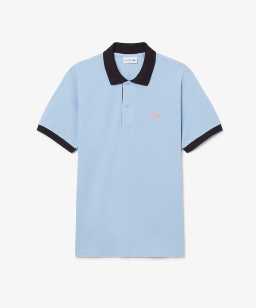 LACOSTE(ラコステ)の「配色コントラストリブ 2トーンポロシャツ(ポロシャツ・メンズ・オレンジ/ホワイト/ライトブルー・3/5/2/4)」の17枚目の写真
