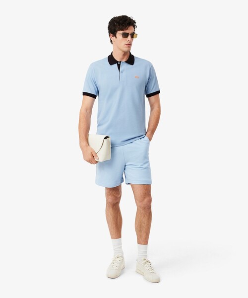 LACOSTE(ラコステ)の「配色コントラストリブ 2トーンポロシャツ(ポロシャツ・メンズ・オレンジ/ホワイト/ライトブルー・3/5/2/4)」の15枚目の写真