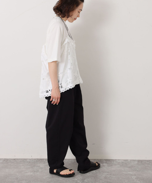 JOURNAL STANDARD LUXE(ジャーナルスタンダード ラックス)の「《追加3》バテンレース キャミブラウス(シャツ/ブラウス・レディース・ホワイト/ブラック・FREE)」の12枚目の写真
