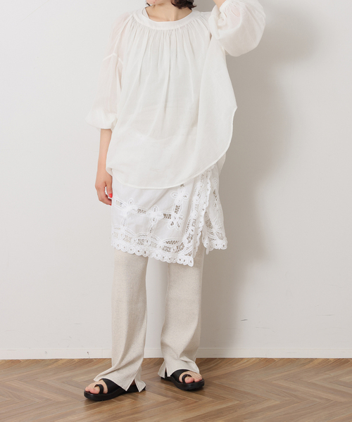 JOURNAL STANDARD LUXE(ジャーナルスタンダード ラックス)の「《追加3》バテンレース キャミブラウス(シャツ/ブラウス・レディース・ホワイト/ブラック・FREE)」の18枚目の写真