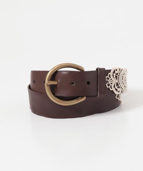 RODE SKO(ロデスコ)の「atelier brugge WASH LEATHER BELT(ベルト・レディース・ブラック/ブラウン・-)」の1枚目の写真
