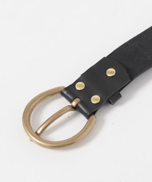 RODE SKO(ロデスコ)の「atelier brugge WASH LEATHER BELT(ベルト・レディース・ブラック/ブラウン・-)」の6枚目の写真