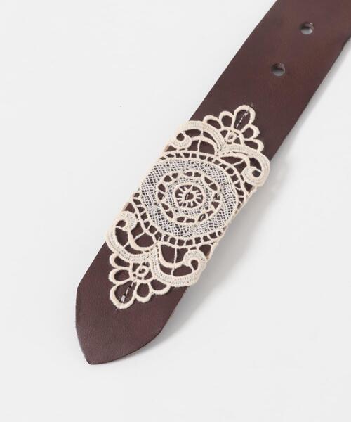 RODE SKO(ロデスコ)の「atelier brugge WASH LEATHER BELT(ベルト・レディース・ブラック/ブラウン・-)」の8枚目の写真