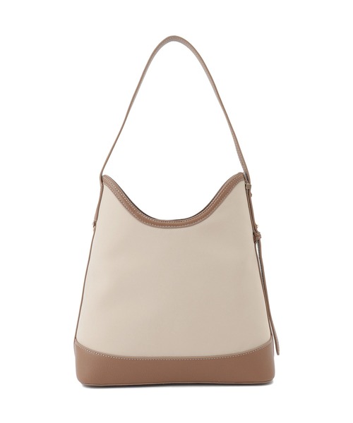 ROPE' PICNIC（ロペピクニック）の「【ちゃんと+かわいい保証】me fit BAG コンビフィットワンショルダーミドルバッグ/軽量・撥水（ショルダーバッグ・レディース・ブラック/キナリ/グレー系その他・FREE）」の19枚目の写真