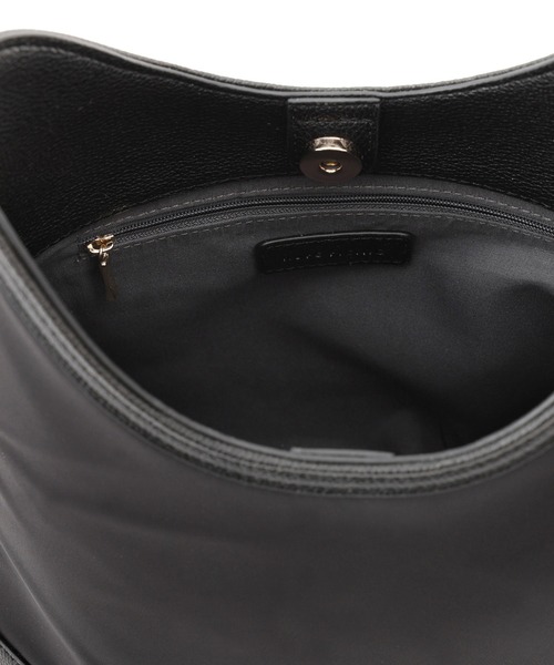 ROPE' PICNIC（ロペピクニック）の「【ちゃんと+かわいい保証】me fit BAG コンビフィットワンショルダーミドルバッグ/軽量・撥水（ショルダーバッグ・レディース・ブラック/キナリ/グレー系その他・FREE）」の9枚目の写真