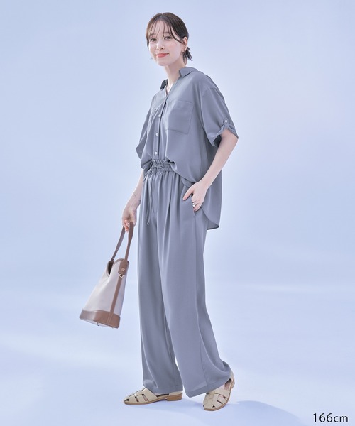 ROPE' PICNIC(ロペピクニック)の「【ちゃんと+かわいい保証】me fit BAG コンビフィットワンショルダーミドルバッグ/軽量・撥水(ショルダーバッグ・レディース・ブラック/キナリ/グレー系その他・FREE)」の21枚目の写真