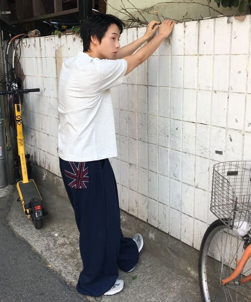 FUZZY SCAN（ファジスキャン）の「ロンドンポケットカーブバルーンパンツネイビー（スウェットパンツ・レディース・ネイビー/チャコールグレー/ブラック・ONE SIZE/TWO）」の10枚目の写真