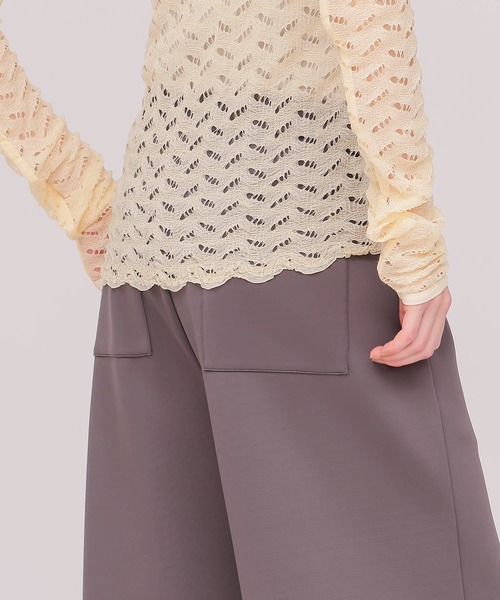 DRESSLAVE(ドレスレイブ)の「comfortable straight pants(コンフォータブルストレートパンツ)(スラックス・レディース・グレー/ブラック・38)」の18枚目の写真