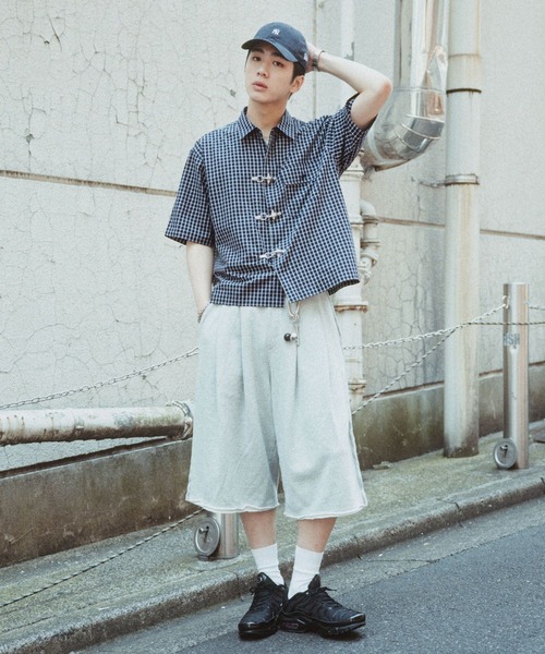 RAGEBLUE（レイジブルー）の「Firemen Buckle Check Shirts/ファイヤーマンバックル/チェックシャツ（シャツ/ブラウス・メンズ・ライトベージュ/ブラウン/ネイビー・MEDIUM/LARGE）」の20枚目の写真