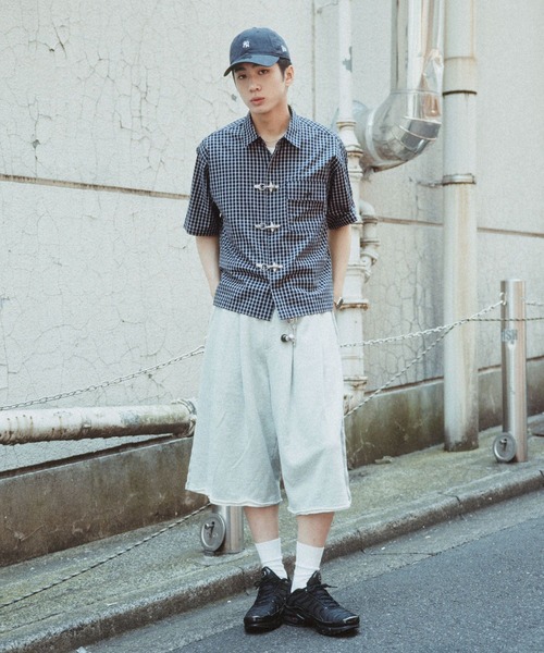 RAGEBLUE（レイジブルー）の「Firemen Buckle Check Shirts/ファイヤーマンバックル/チェックシャツ（シャツ/ブラウス・メンズ・ライトベージュ/ブラウン/ネイビー・MEDIUM/LARGE）」の19枚目の写真
