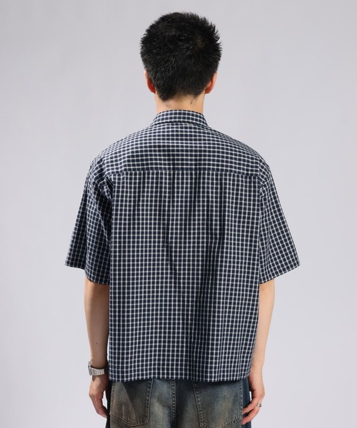 RAGEBLUE（レイジブルー）の「Firemen Buckle Check Shirts/ファイヤーマンバックル/チェックシャツ（シャツ/ブラウス・メンズ・ライトベージュ/ブラウン/ネイビー・MEDIUM/LARGE）」の12枚目の写真