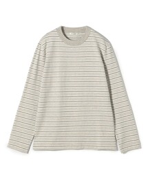 edition pourell コンパクトコットン ボーダープルオーバー
