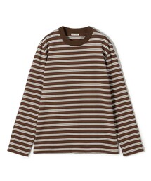 edition pourell コンパクトコットン ボーダープルオーバー