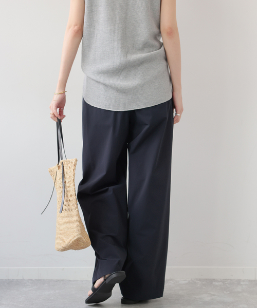 JOURNAL STANDARD relume（ジャーナルスタンダード　レリューム）の「［UVカット］撥水タックイージーパンツ（その他パンツ・レディース・ネイビー/カーキ・38/36）」の15枚目の写真