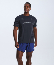 CURVE B AIRFLOW MESH T-SHIRTS [CHARCOAL]