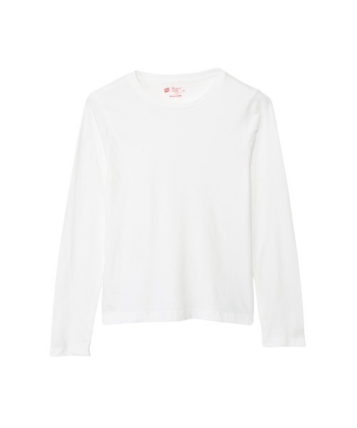 HANES(ヘインズ)の「Hanes/ヘインズ 2P Hanes Japan Fit for HER クルーネックロングスリーブT(Tシャツ/カットソー・レディース・ブラウン系その他/その他5・M/L)」の3枚目の写真