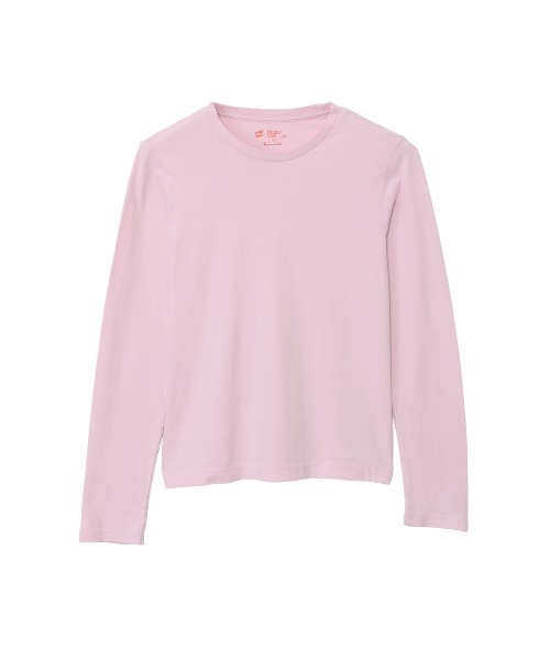 HANES(ヘインズ)の「Hanes/ヘインズ 2P Hanes Japan Fit for HER クルーネックロングスリーブT(Tシャツ/カットソー・レディース・ブラウン系その他/その他5・M/L)」の5枚目の写真