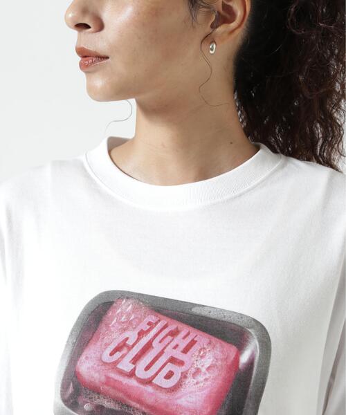 GOOD ROCK SPEED（グッドロックスピード）の「GOOD ROCK SPEED (グッドロックスピード)　FIGHT CLUB WHITE（Tシャツ/カットソー・レディース・ホワイト・F）」の5枚目の写真