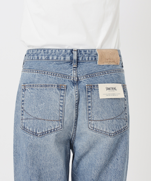 Spick & Span(スピックアンドスパン)の「《別注》SOMETHING for SS ELSA STRAIGHT(デニムパンツ・レディース・ネイビー/サックスブルー・LARGE/MEDIUM/SMALL/X-SMALL)」の17枚目の写真