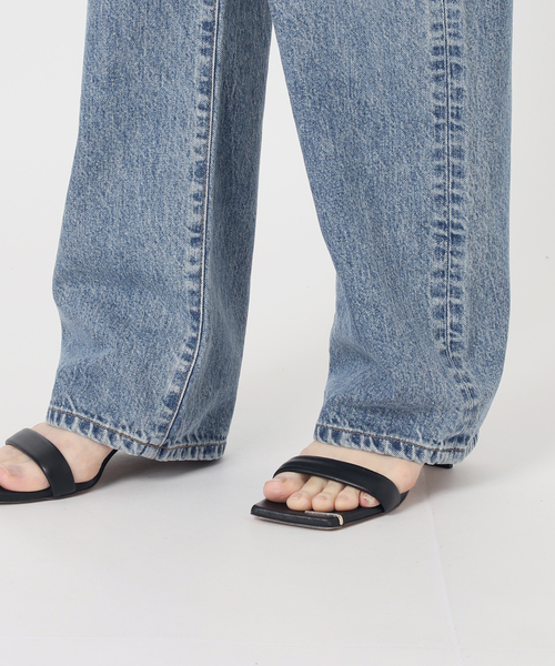 Spick & Span(スピックアンドスパン)の「《別注》SOMETHING for SS ELSA STRAIGHT(デニムパンツ・レディース・ネイビー/サックスブルー・LARGE/MEDIUM/SMALL/X-SMALL)」の19枚目の写真