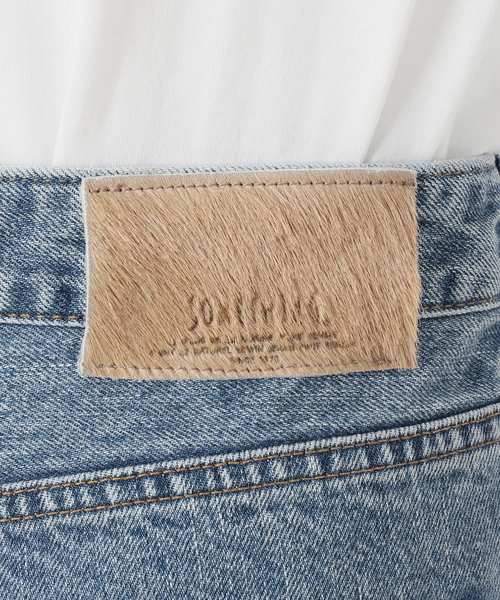 Spick & Span(スピックアンドスパン)の「《別注》SOMETHING for SS ELSA STRAIGHT(デニムパンツ・レディース・ネイビー/サックスブルー・LARGE/MEDIUM/SMALL/X-SMALL)」の21枚目の写真
