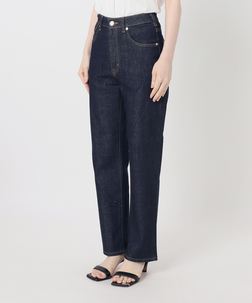 Spick & Span(スピックアンドスパン)の「《別注》SOMETHING for SS ELSA STRAIGHT(デニムパンツ・レディース・ネイビー/サックスブルー・LARGE/MEDIUM/SMALL/X-SMALL)」の9枚目の写真