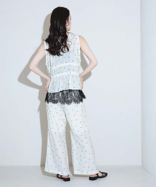 LAKOLE（ラコレ）の「＜接触冷感＞ドット刺繍ビスチェ / 848938（その他トップス・レディース・ブルー/ブラック/アイボリー・FREE）」の15枚目の写真