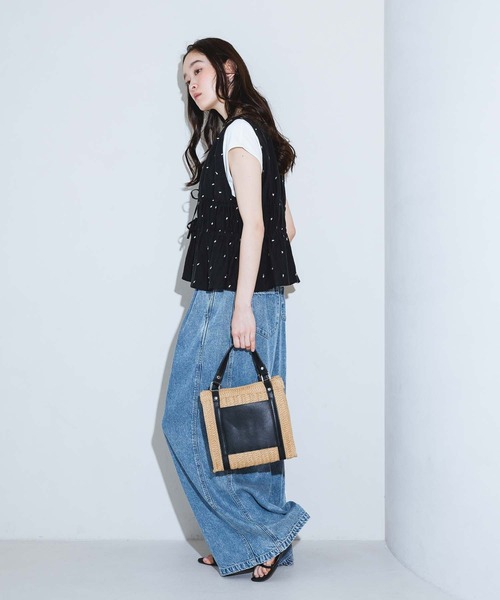 LAKOLE(ラコレ)の「<接触冷感>ドット刺繍ビスチェ / 848938(その他トップス・レディース・ブルー/ブラック/アイボリー・FREE)」の12枚目の写真